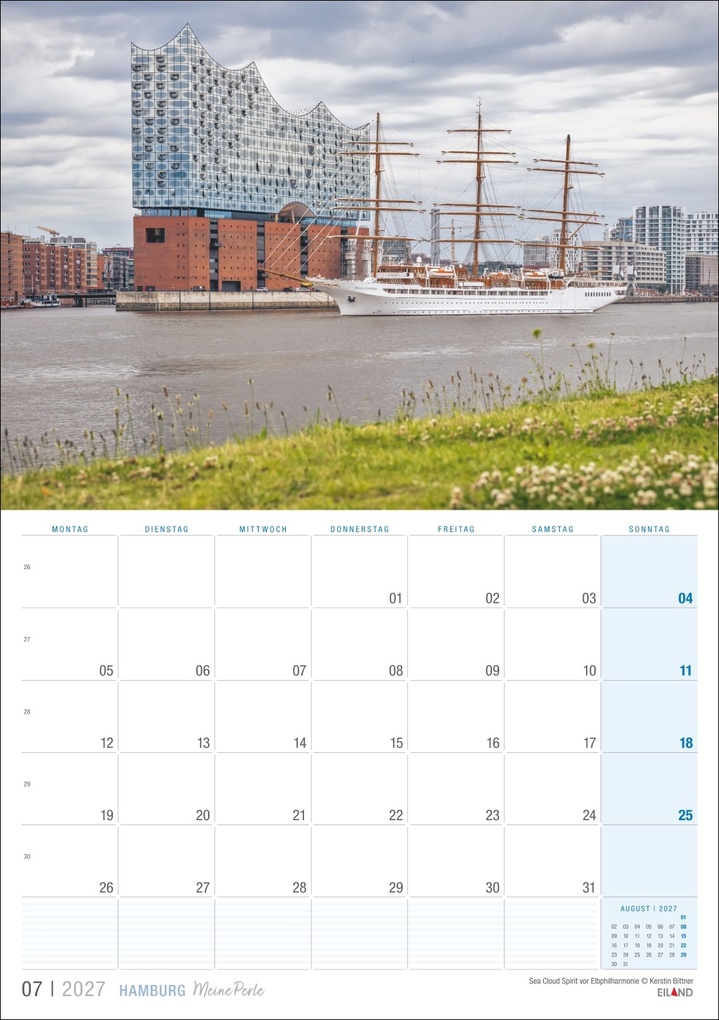 Weitere Ansicht: Hamburg ...meine Perle Kalender 2027