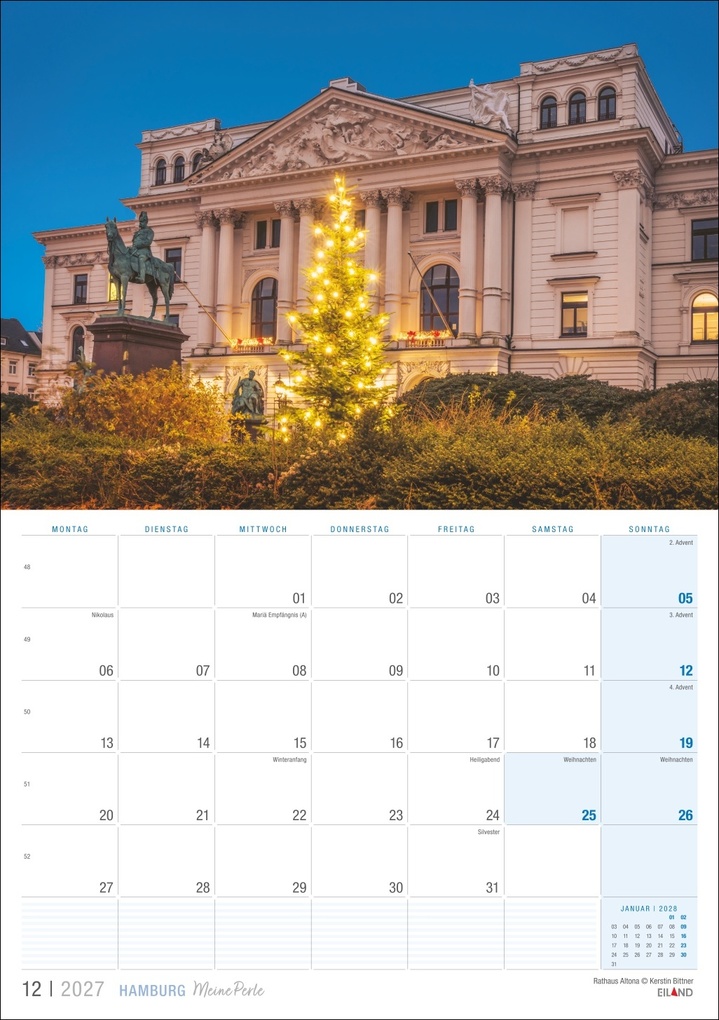 Weitere Ansicht: Hamburg ...meine Perle Kalender 2027