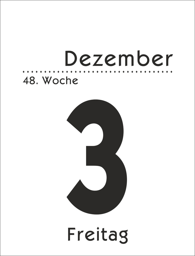 Weitere Ansicht: Tagesabreißkalender klein 2027
