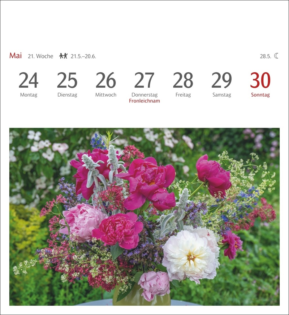 Weitere Ansicht: Blumenpracht Postkartenkalender 2027 - Wochenkalender mit 53 Postkarten
