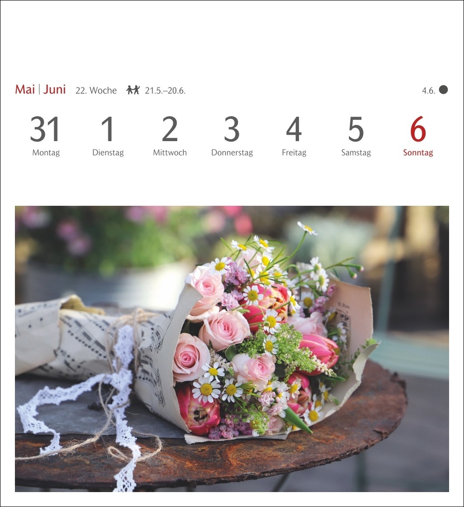 Weitere Ansicht: Blumenpracht Postkartenkalender 2027 - Wochenkalender mit 53 Postkarten