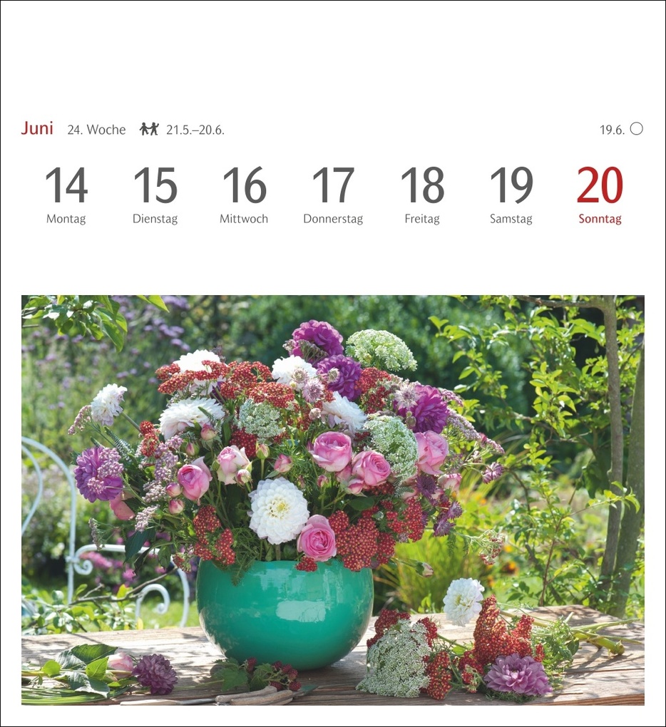 Weitere Ansicht: Blumenpracht Postkartenkalender 2027 - Wochenkalender mit 53 Postkarten