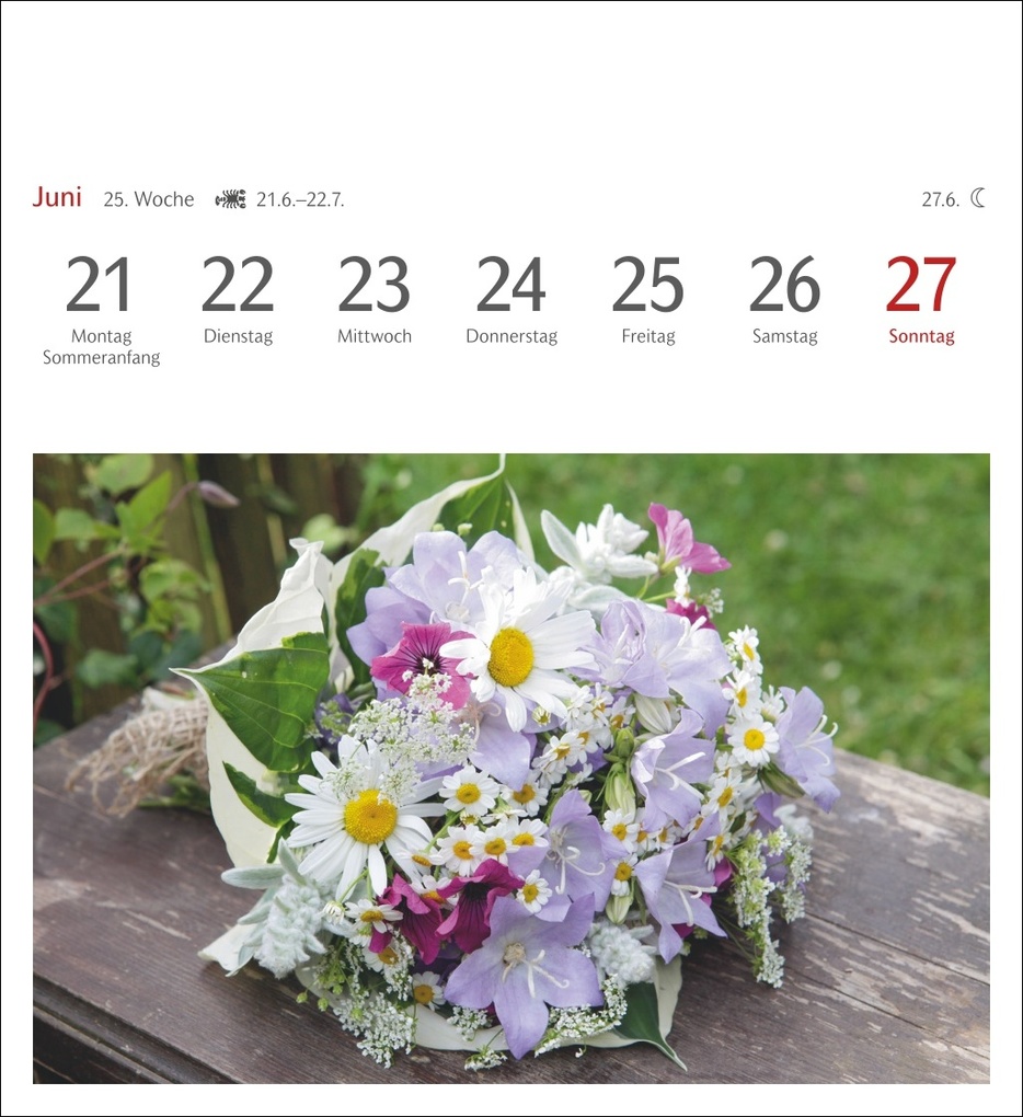 Weitere Ansicht: Blumenpracht Postkartenkalender 2027 - Wochenkalender mit 53 Postkarten