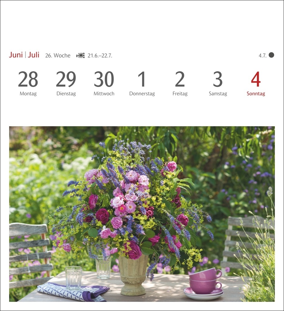 Weitere Ansicht: Blumenpracht Postkartenkalender 2027 - Wochenkalender mit 53 Postkarten