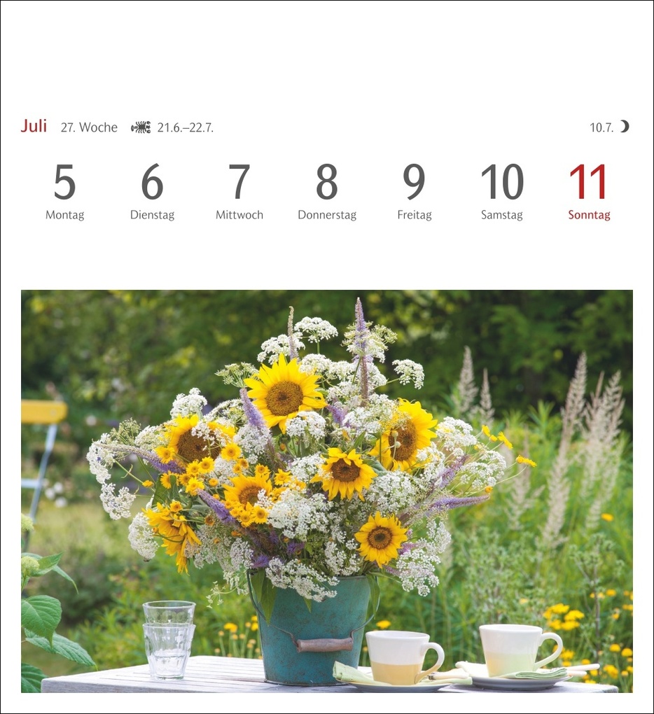 Weitere Ansicht: Blumenpracht Postkartenkalender 2027 - Wochenkalender mit 53 Postkarten