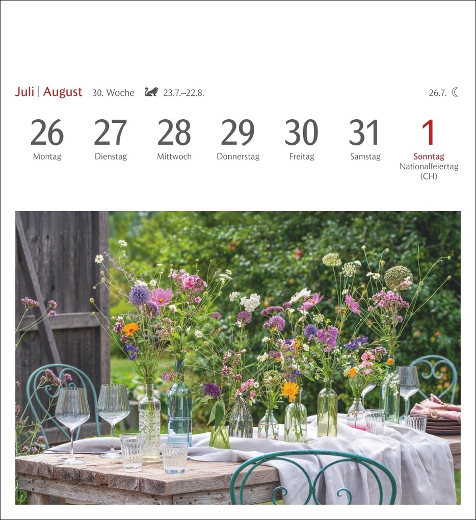 Weitere Ansicht: Blumenpracht Postkartenkalender 2027 - Wochenkalender mit 53 Postkarten