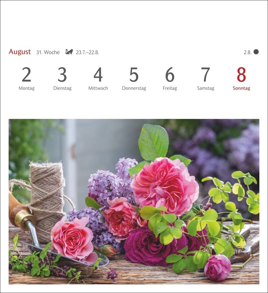 Weitere Ansicht: Blumenpracht Postkartenkalender 2027 - Wochenkalender mit 53 Postkarten