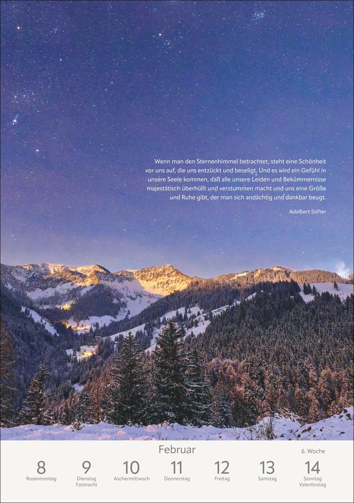 Weitere Ansicht: Literaturkalender Natur Wochen-Kulturkalender 2027 | Ruth Dangelmeier