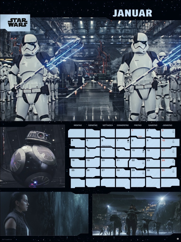 Weitere Ansicht: Star Wars Broschur XL Kalender 2027