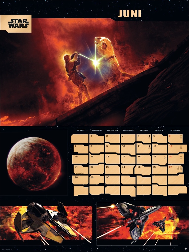 Weitere Ansicht: Star Wars Broschur XL Kalender 2027