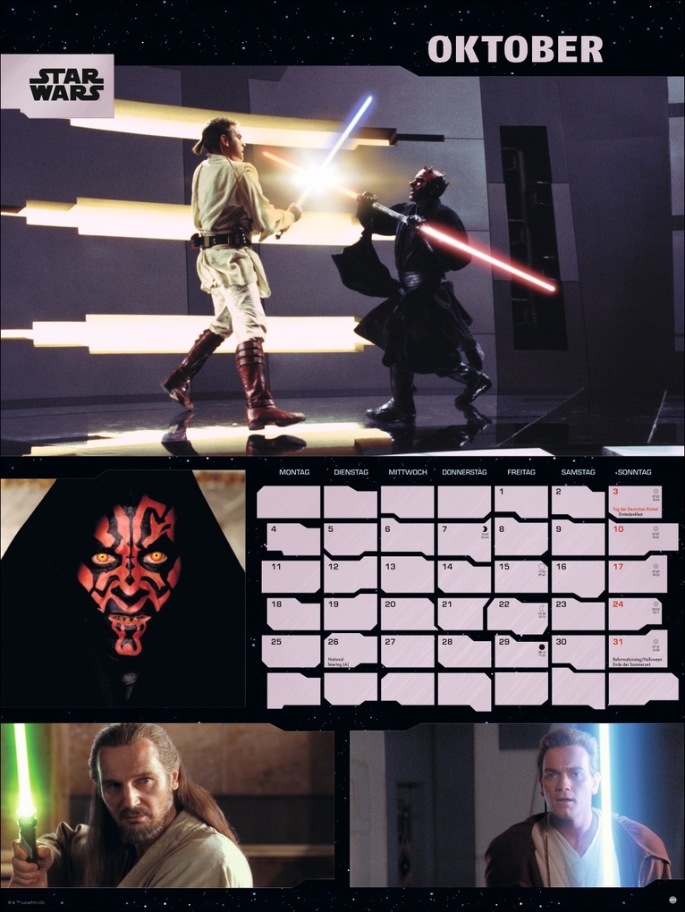 Weitere Ansicht: Star Wars Broschur XL Kalender 2027