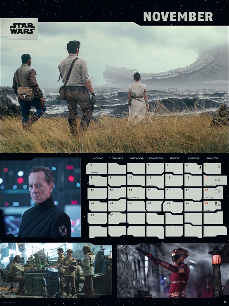 Weitere Ansicht: Star Wars Broschur XL Kalender 2027