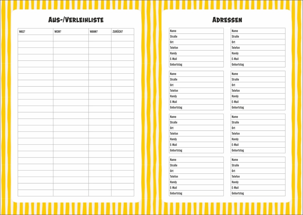 Weitere Ansicht: Stitch 17-Monats-Kalenderbuch A5 2027 - 17 Monate. Von August 2026 bis Dezember 2027