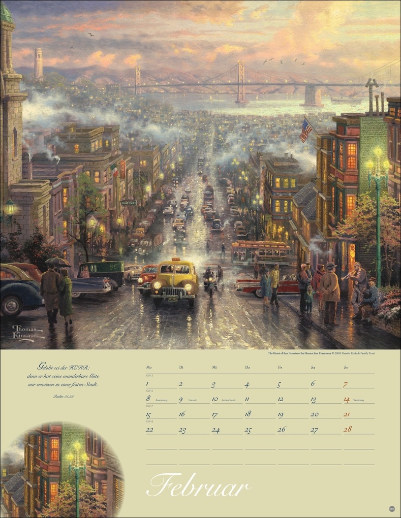 Weitere Ansicht: Thomas Kinkade: Land im Licht Kalender 2027 | Thomas Kinkade