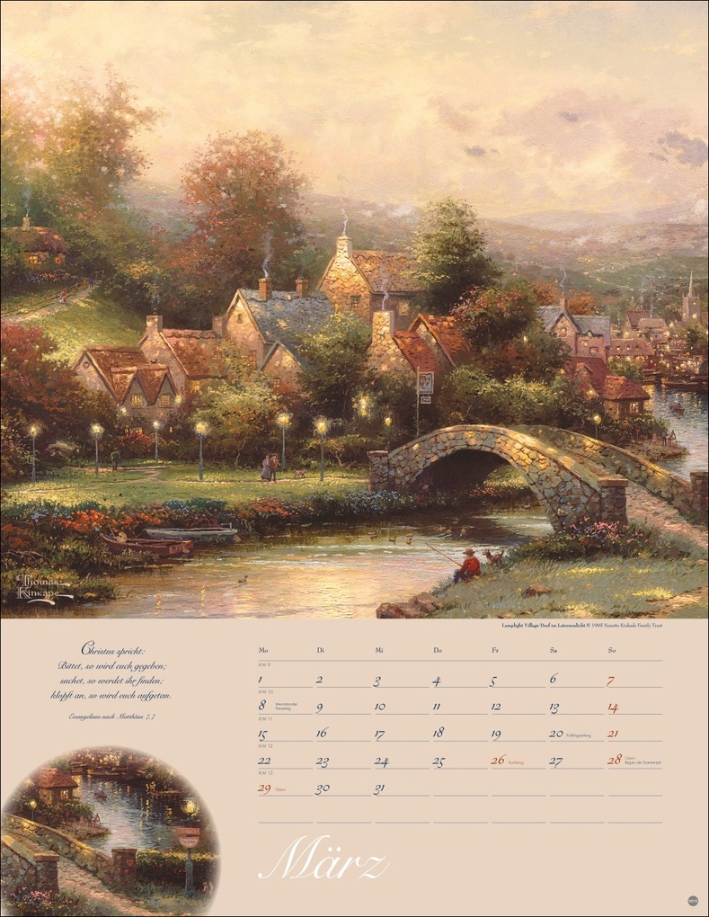 Weitere Ansicht: Thomas Kinkade: Land im Licht Kalender 2027 | Thomas Kinkade