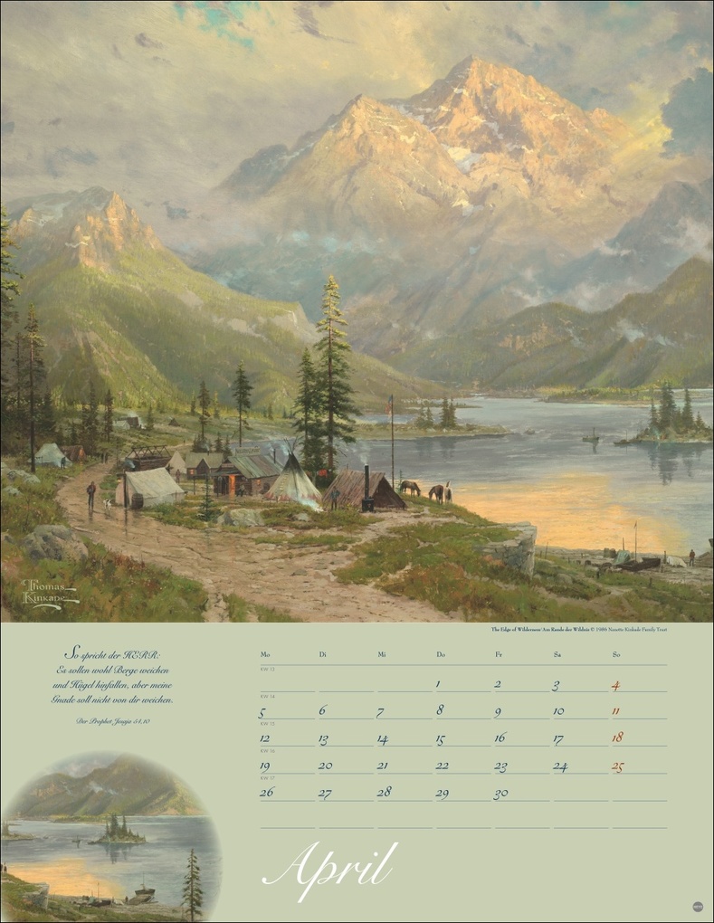 Weitere Ansicht: Thomas Kinkade: Land im Licht Kalender 2027 | Thomas Kinkade