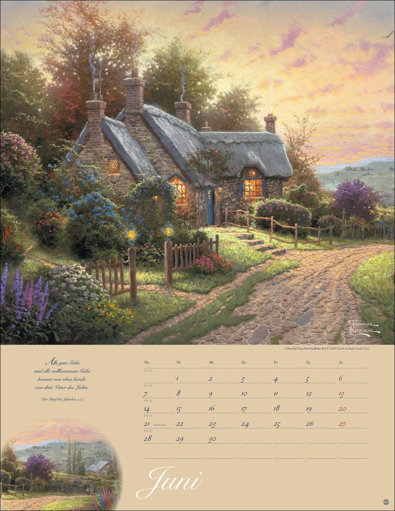 Weitere Ansicht: Thomas Kinkade: Land im Licht Kalender 2027 | Thomas Kinkade