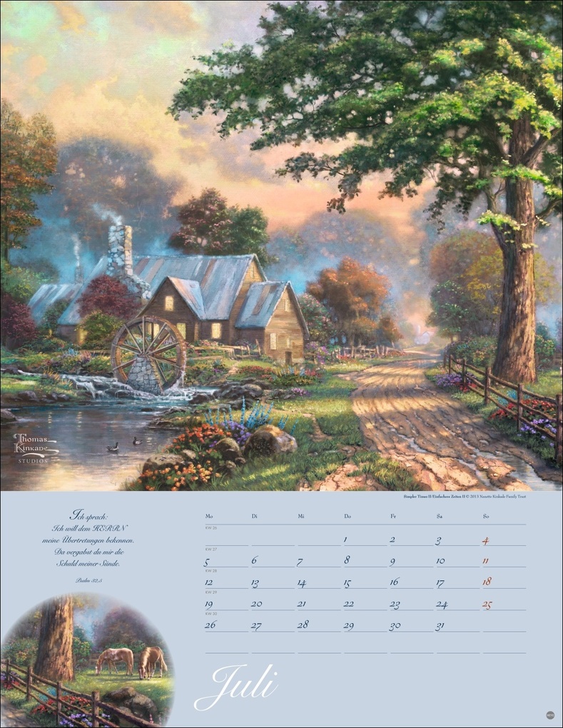 Weitere Ansicht: Thomas Kinkade: Land im Licht Kalender 2027 | Thomas Kinkade