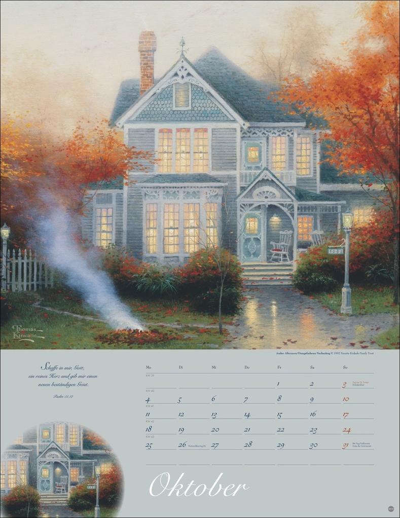 Weitere Ansicht: Thomas Kinkade: Land im Licht Kalender 2027 | Thomas Kinkade