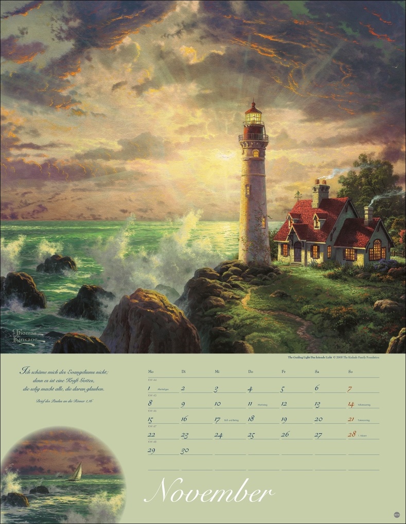 Weitere Ansicht: Thomas Kinkade: Land im Licht Kalender 2027 | Thomas Kinkade