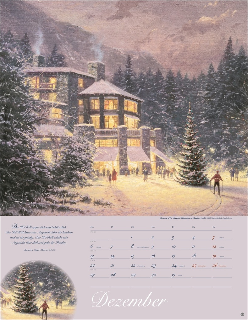 Weitere Ansicht: Thomas Kinkade: Land im Licht Kalender 2027 | Thomas Kinkade