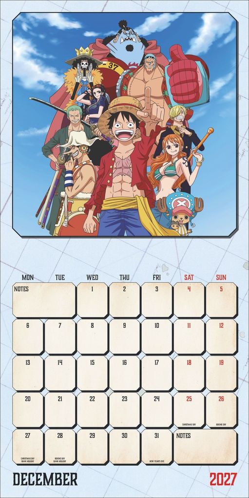 Weitere Ansicht: One Piece Broschurkalender 2027