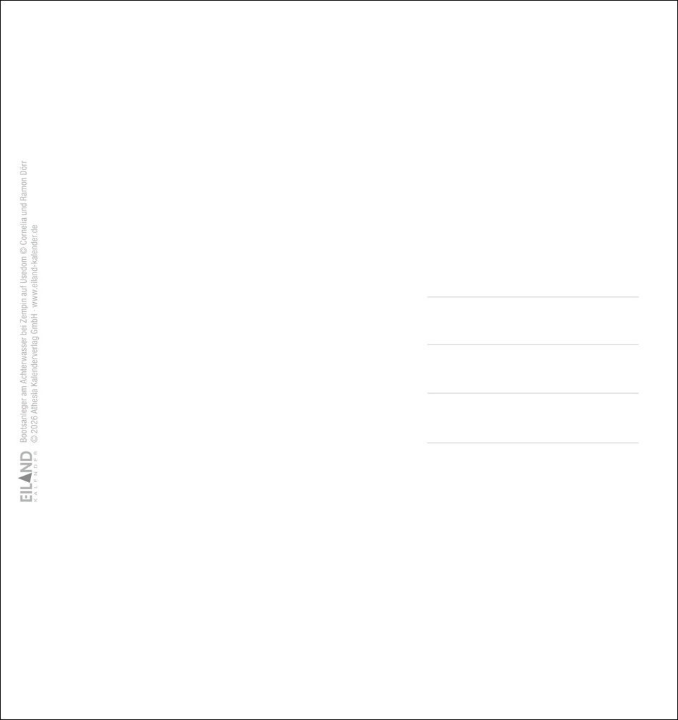 Weitere Ansicht: Ostseeküste Postkartenkalender 2027 - Wind und Wellen - Sand und Meer