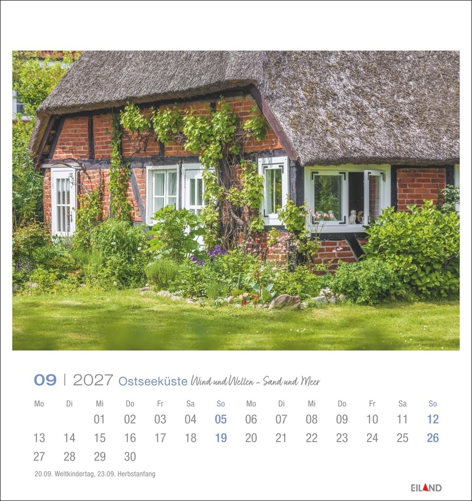 Weitere Ansicht: Ostseeküste Postkartenkalender 2027 - Wind und Wellen - Sand und Meer