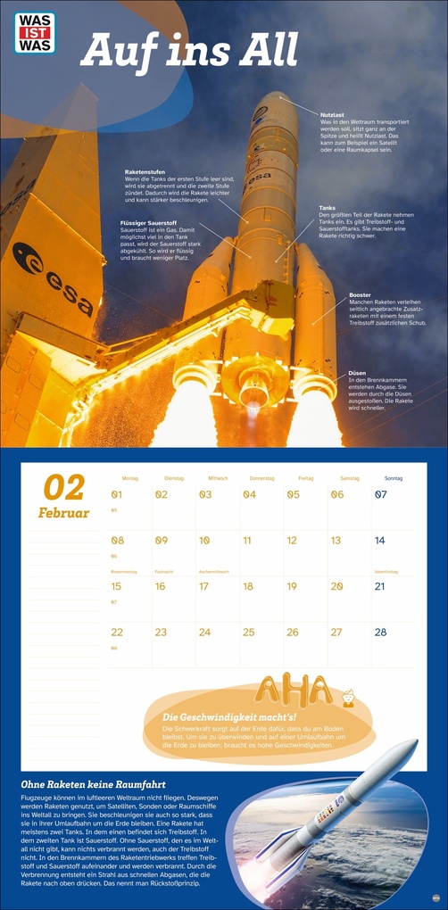 Weitere Ansicht: WAS IST WAS Entdecke das Weltall Broschurkalender 2027