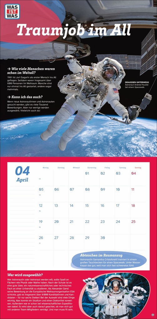 Weitere Ansicht: WAS IST WAS Entdecke das Weltall Broschurkalender 2027