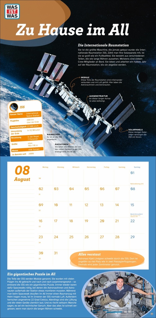 Weitere Ansicht: WAS IST WAS Entdecke das Weltall Broschurkalender 2027