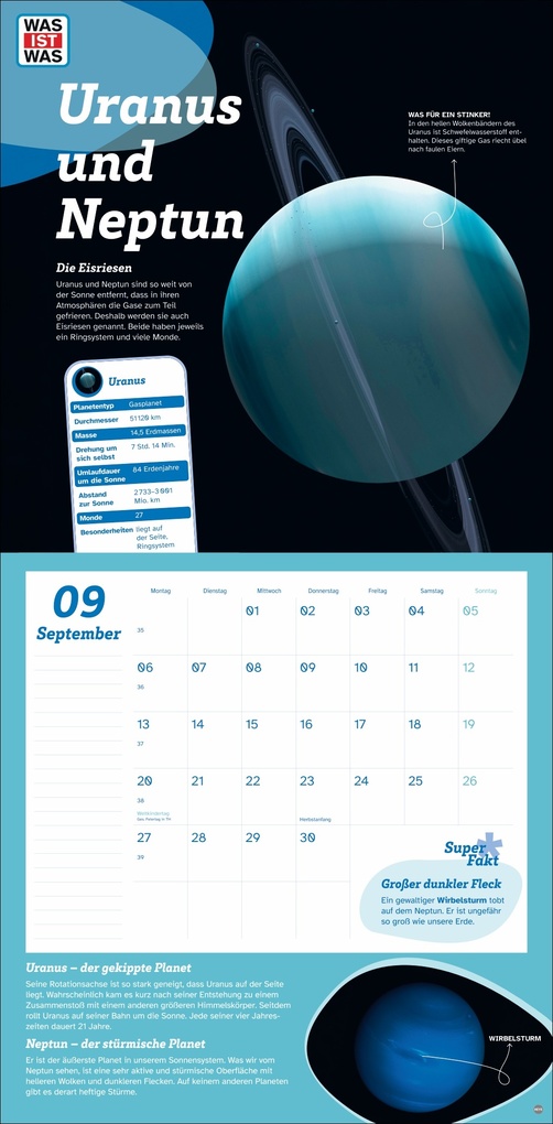Weitere Ansicht: WAS IST WAS Entdecke das Weltall Broschurkalender 2027