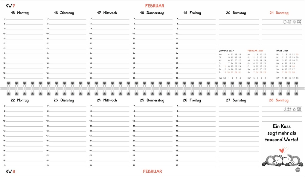 Weitere Ansicht: sheepworld Wochenquerplaner 2027
