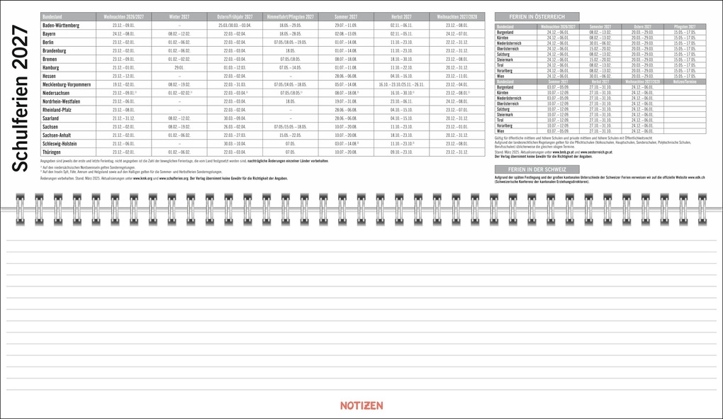 Weitere Ansicht: sheepworld Wochenquerplaner 2027
