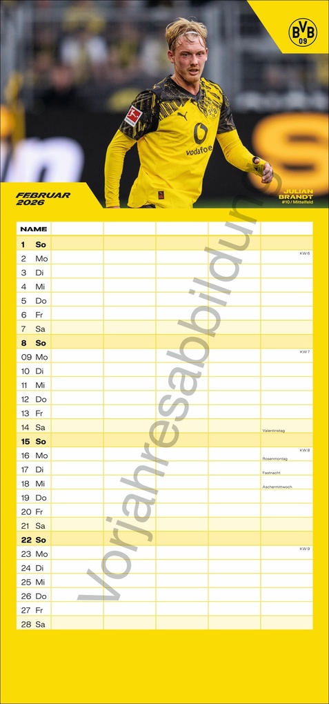 Weitere Ansicht: BVB Familienplaner 2027