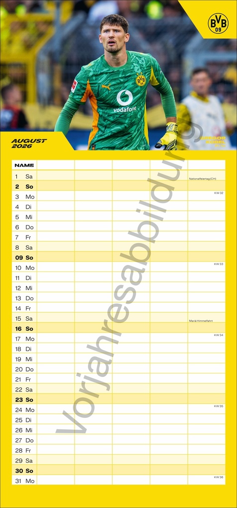 Weitere Ansicht: BVB Familienplaner 2027