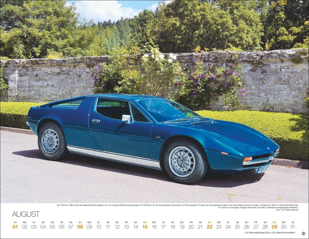 Weitere Ansicht: Legendäre Autos Posterkalender 2027