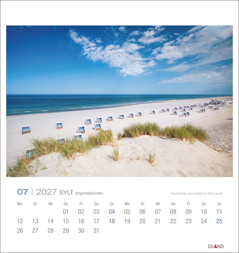 Weitere Ansicht: Sylt Impressionen Postkartenkalender 2027 | Hans Jessel