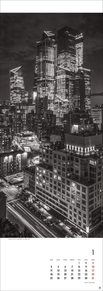 Weitere Ansicht: New York Vertical Kalender 2027