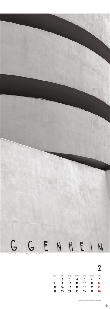 Weitere Ansicht: New York Vertical Kalender 2027