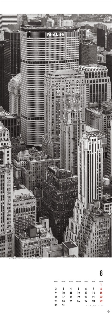 Weitere Ansicht: New York Vertical Kalender 2027