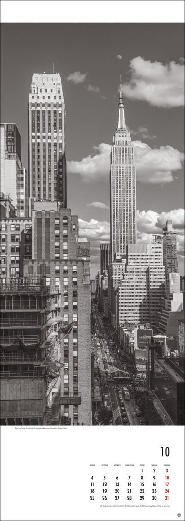 Weitere Ansicht: New York Vertical Kalender 2027