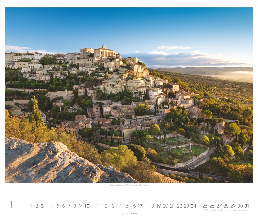 Weitere Ansicht: Provence Kalender 2027 - Blühende Lavendelfelder und malerische Dörfer