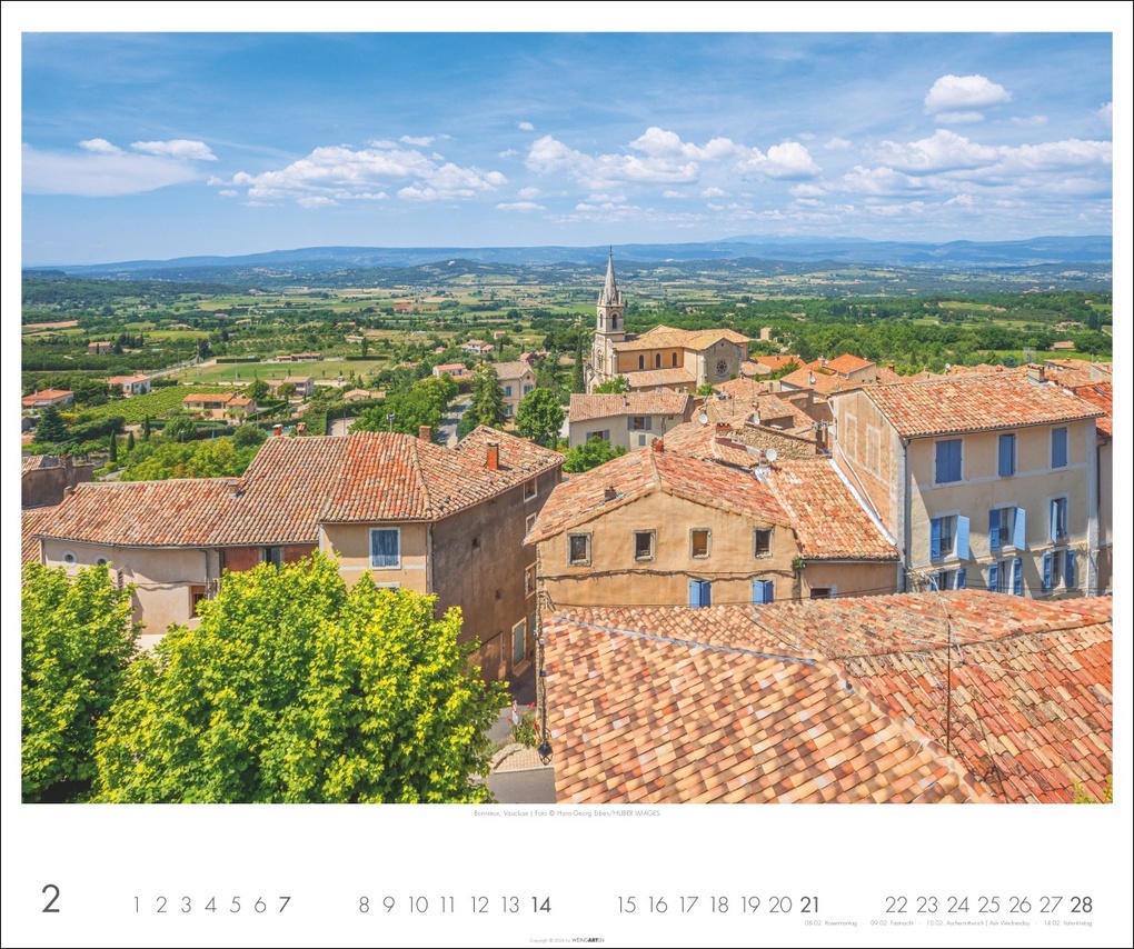 Weitere Ansicht: Provence Kalender 2027 - Blühende Lavendelfelder und malerische Dörfer