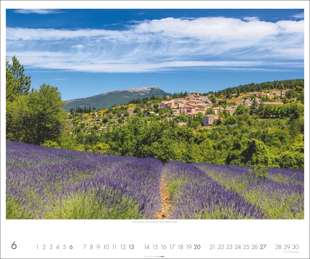 Weitere Ansicht: Provence Kalender 2027 - Blühende Lavendelfelder und malerische Dörfer