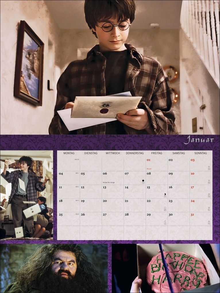 Weitere Ansicht: Harry Potter Broschur XL Kalender 2027