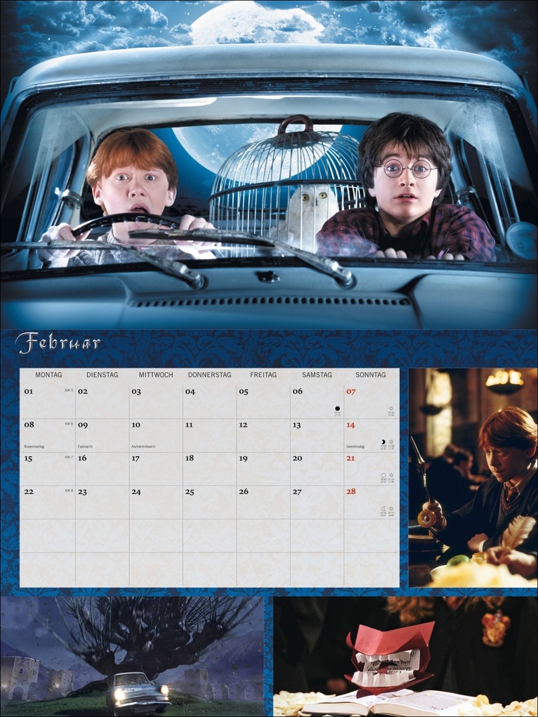 Weitere Ansicht: Harry Potter Broschur XL Kalender 2027