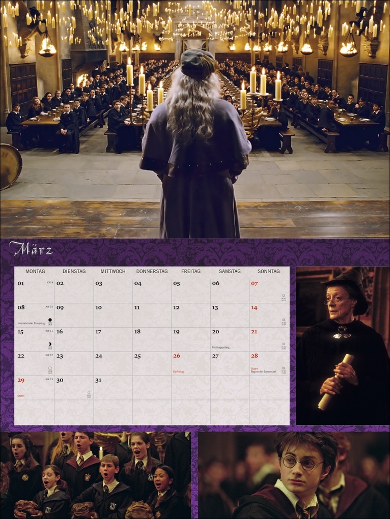 Weitere Ansicht: Harry Potter Broschur XL Kalender 2027