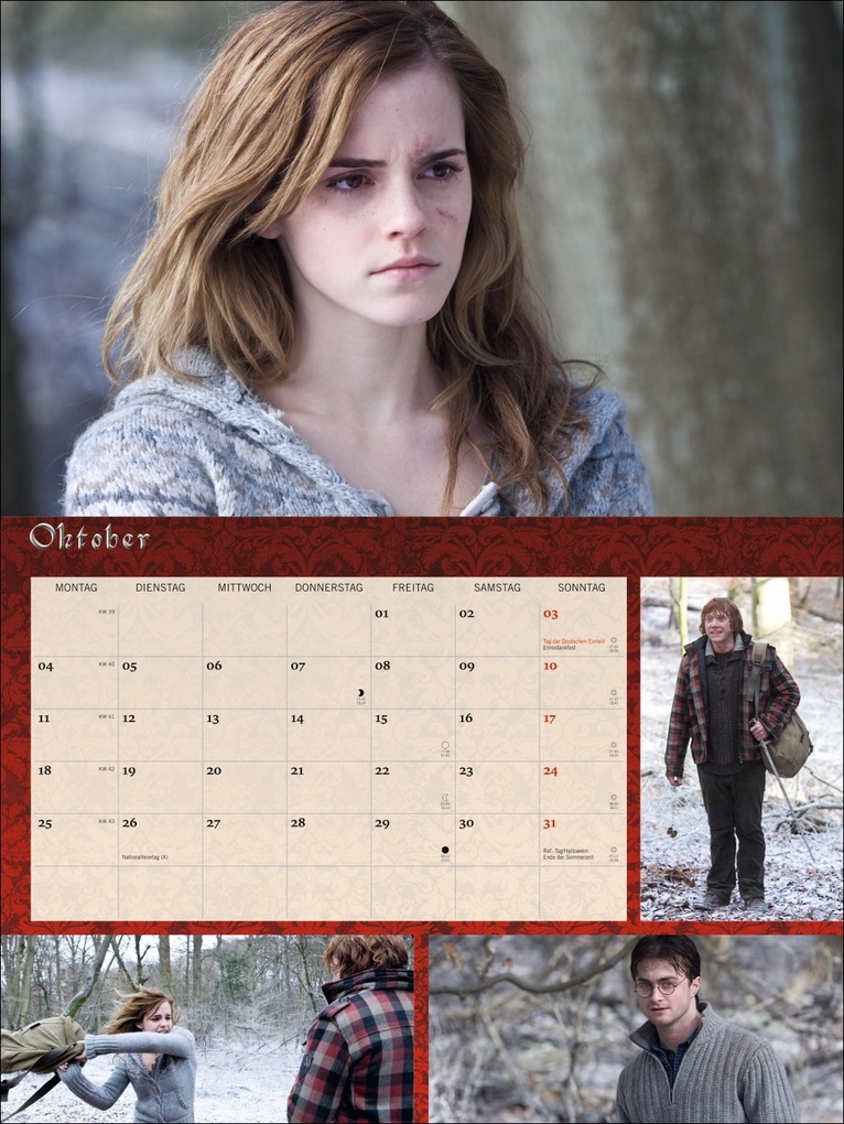 Weitere Ansicht: Harry Potter Broschur XL Kalender 2027