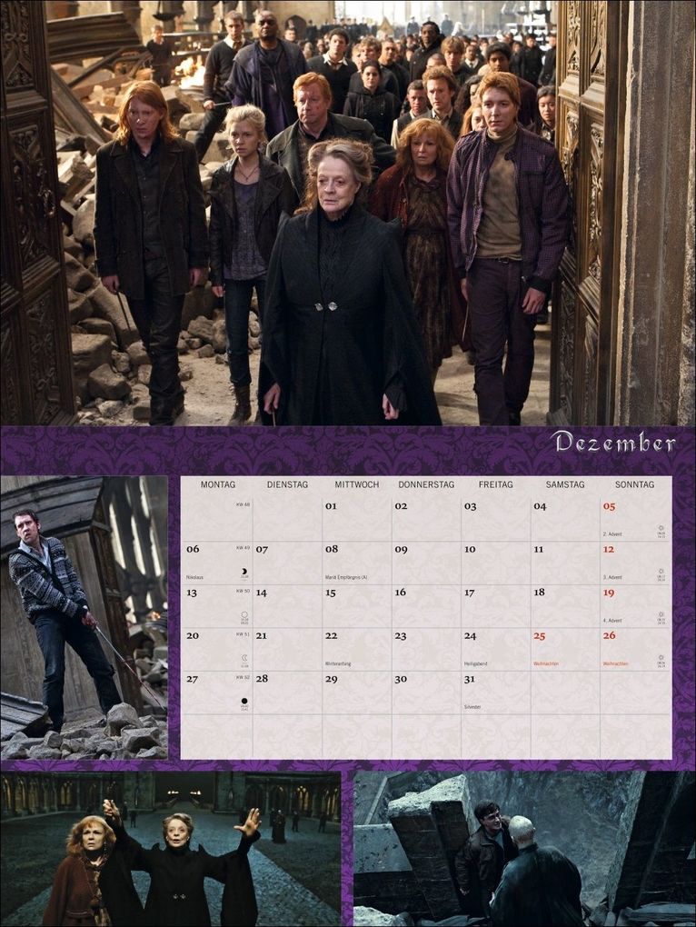 Weitere Ansicht: Harry Potter Broschur XL Kalender 2027
